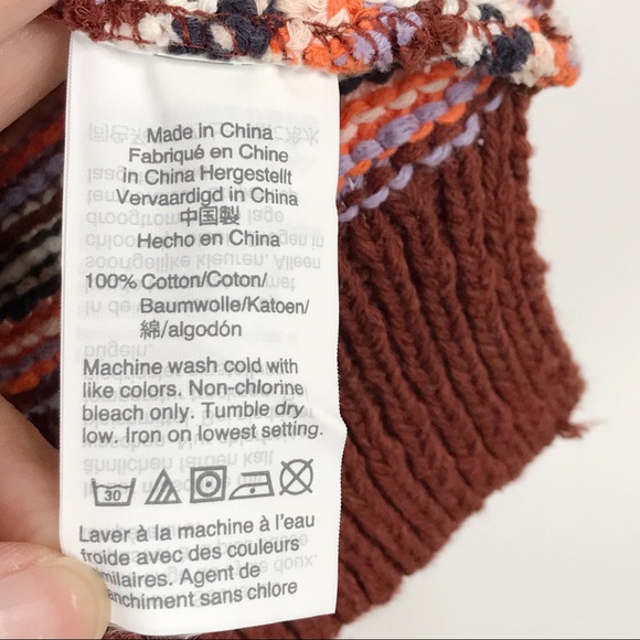 New Madewell Arden V-Neck Crop Pullover Sweater S - Picture 8 of 9